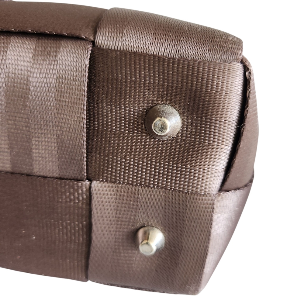 Harveys Seatbelt Bag Mushroom Brown Woven Shoulder Handbag - Picture 10 of 16